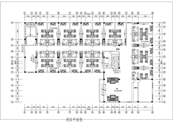 某小型賓館建筑CAD平面設計圖解析與規劃要點